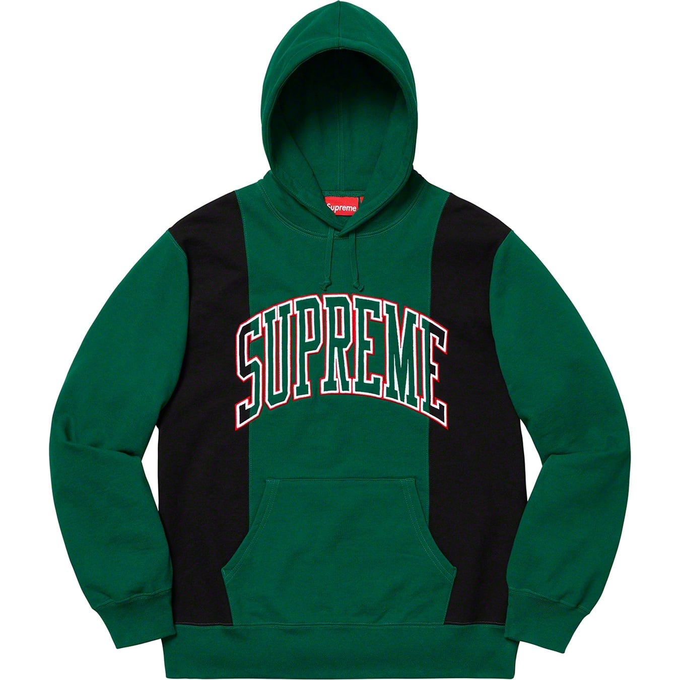 Paneled Arc Hooded Sweatshirt view 4